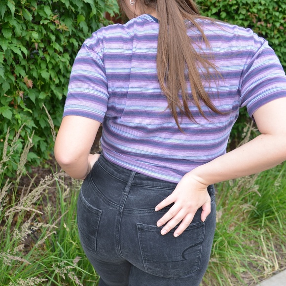 Striped Short Sleeve Tee - Picture 3 of 4